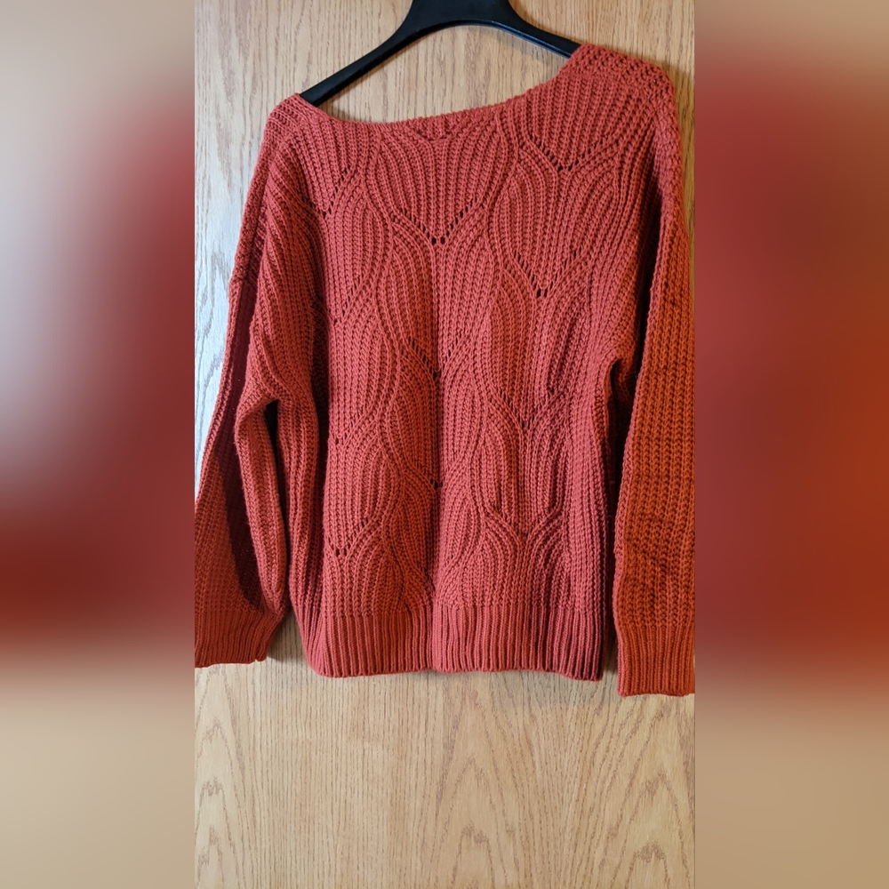Beautiful Red Sweater - Picture 2 of 2
